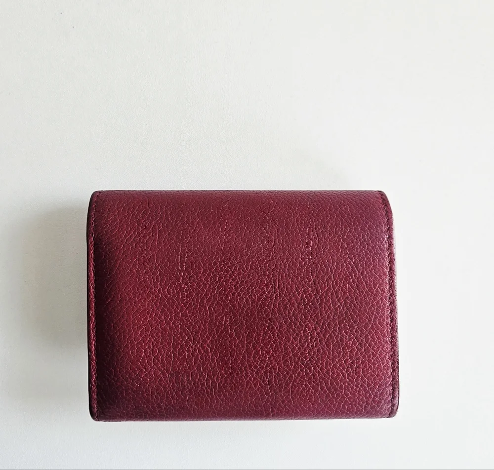Louis Vuitton Etain & Creme MyLockMe Trifold Compact Wallet